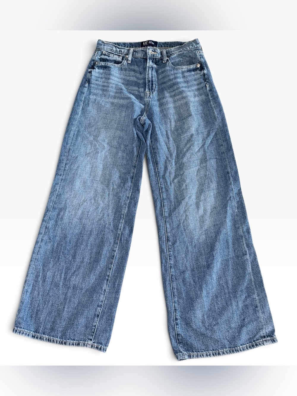 GAP Wide-Leg Light Blue Denim Jeans